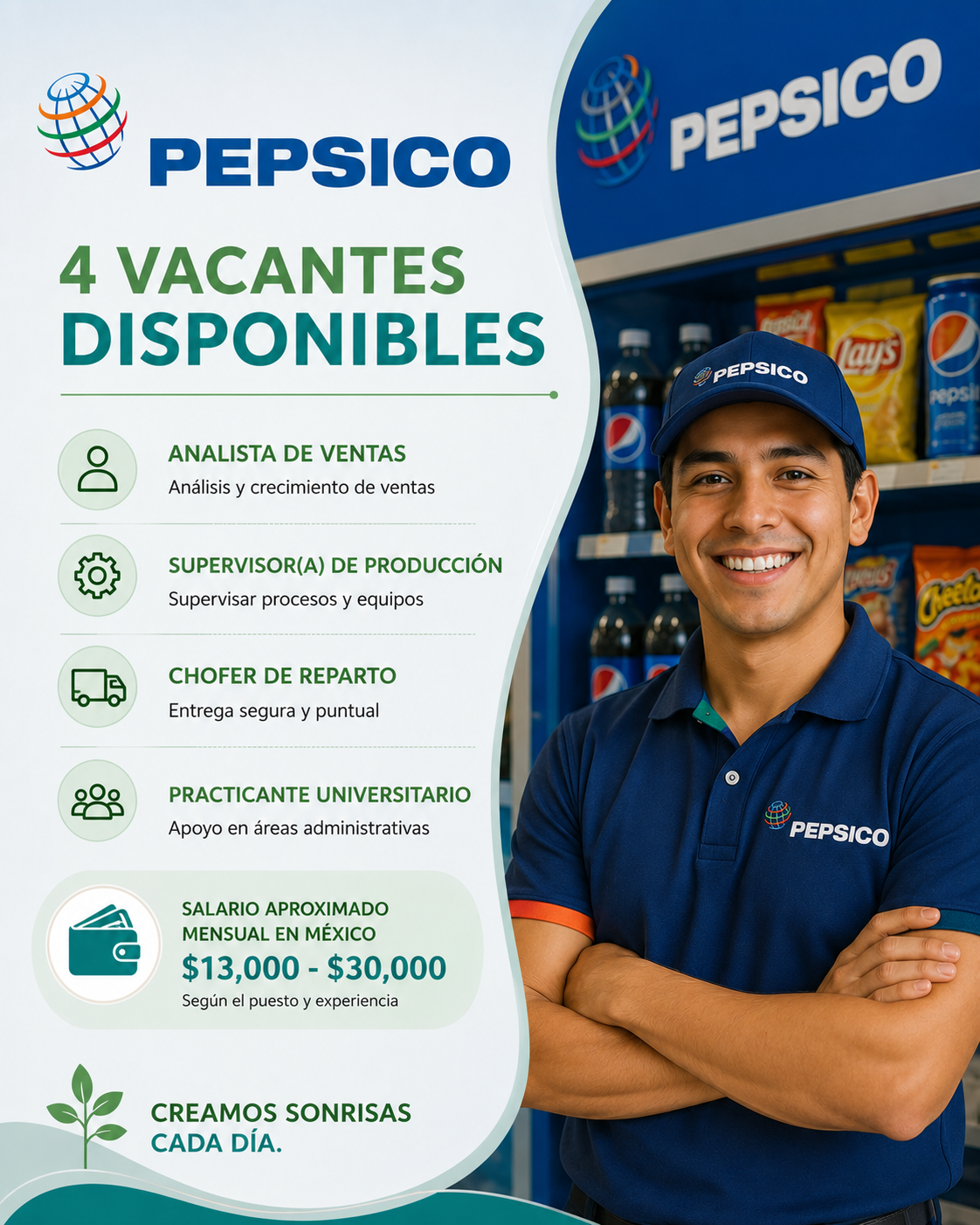 Oportunidades laborales en PepsiCo México